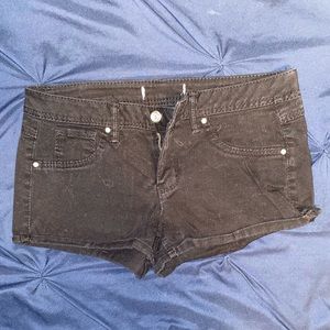 Black shorts size 6